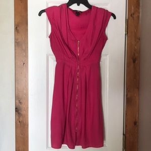 H&M Hot Pink Zipper Dress Size 4